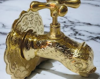 Handmade Moroccan Brass Faucet