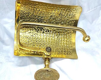 Handmade Brass Paper Holder – Wall Mounted Vintage Style