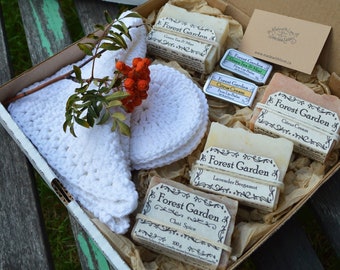 the goodies box - My Big Soap Box artisan handcrafted soap + lip balm + organic  treats | dark chocolate heart | candy cane | apple pie jam