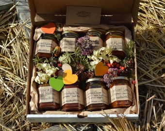 the goodies box - Natural Preserves Old Fashioned Jam Made with Love Organic Cane Juice Sugar & Locally Grown Handpicked Fruit Jam 110mL