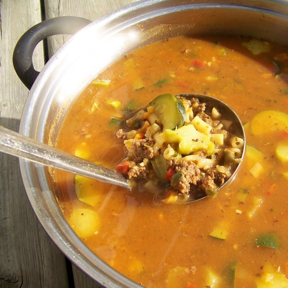 Tomato Ditali Italian Vegetable Soup Mix - Artisan Magic Meal Feast - Organic Soup Mix - Pantry Staples - Food Herb Pasta DIY Magic Meal Kit