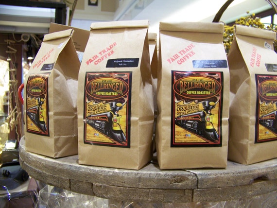 Coffee Whole Beans Hand Roasted Dark Roast Fair Trade Etsy
