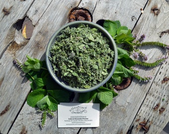 2022 Harvest RAW Dried Apple Mint Small Farm Food Forest Botanicals Organically Grown Culinary Herbs Herbal Mint Tea - 1 lb / 454 grams BULK