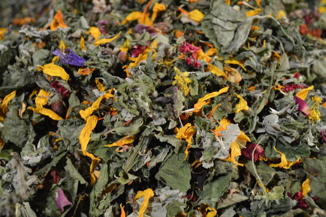 RAW Sun Dried Fairy Blend Culinary Herb & Flower Mix Edible Etsy