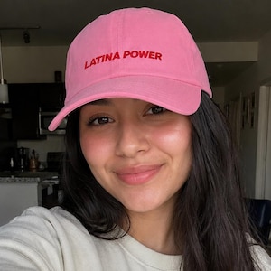 Latina Power Embroidered Baseball Cap – Latina Pride Minimalist Dad Hat