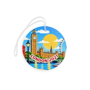 JW 2027 International Convention Luggage tag for London England - Jesus The Way