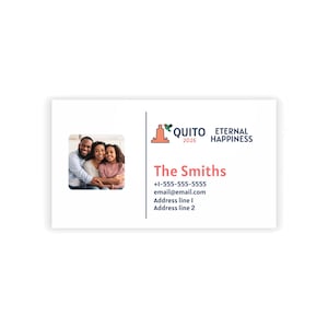 JW 2026 International Convention Business Card for Quito Ecuador - Gift for Friends, Family & Delegates | Convention Keepsake