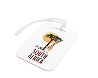 Etiqueta para equipaje de la Convención Internacional JW 2026 para Johannesburgo, Sudáfrica - Felicidad Eterna