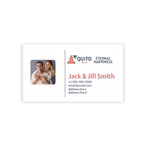 JW 2026 International Convention Business Card for Ecuador - Gift for Friends, Family & Delegates | Convention Keepsake