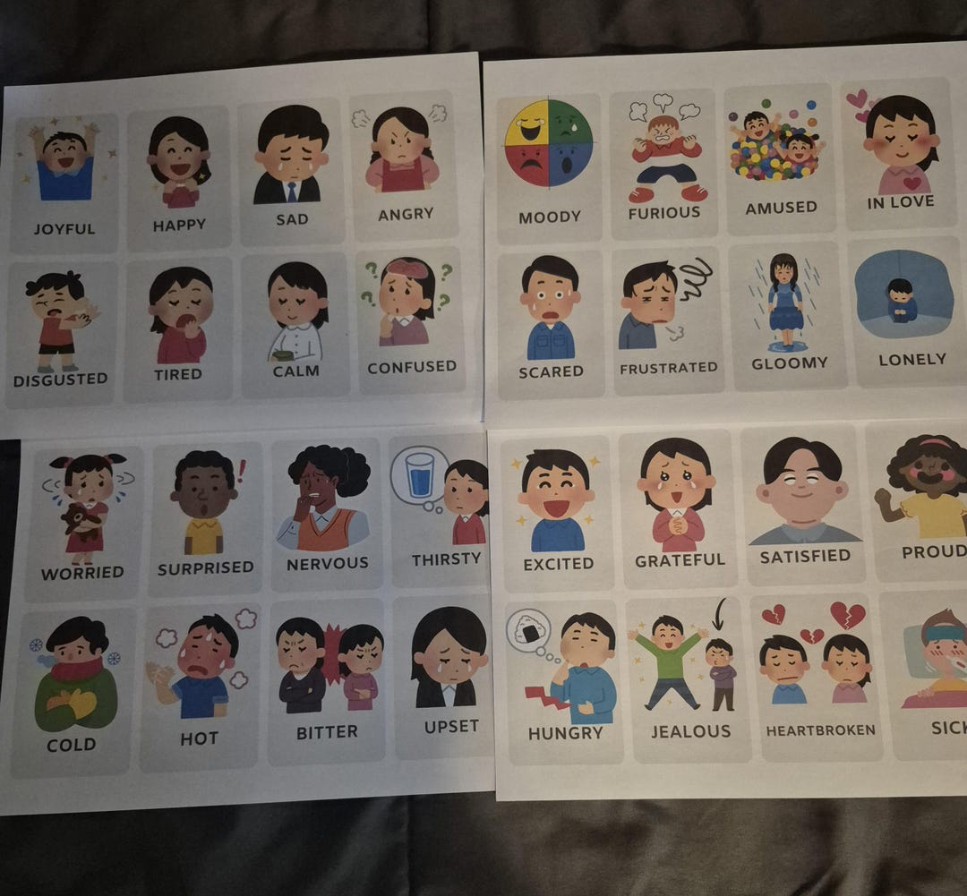 Feelings & Emotions Flashcards | Kids Emotional Learning Cards | SEL ...