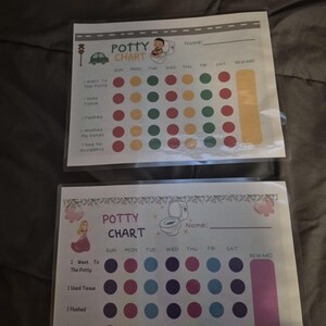 Bilingual Potty Training Chart | English + French | Boy & Girl Versions | Toddler Toilet Training | PDF