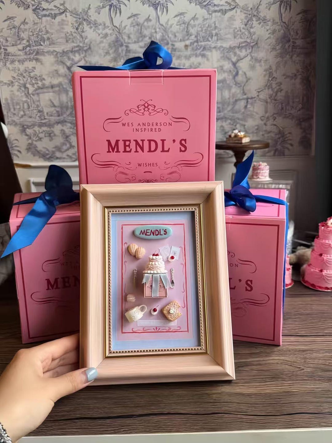 Wes Anderson Photo Frame | Grand Budapest Hotel Themed Gift | Cinematic ...