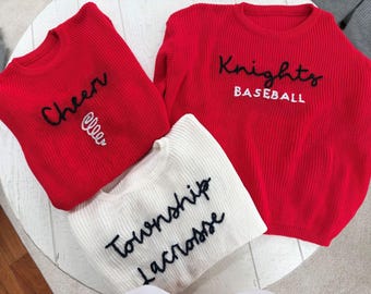 Personalized  Embroidered Game Day Sweaters