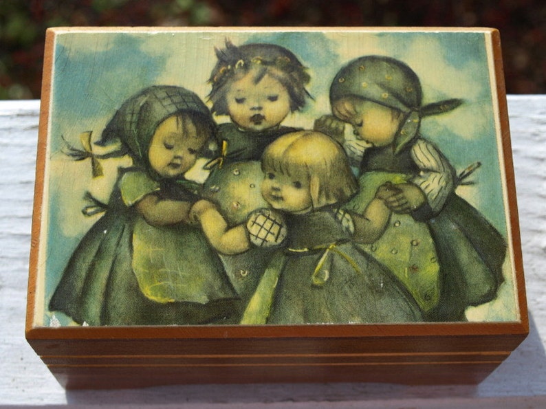 Vintage Hummel Music Box Swiss Lara's Theme Etsy