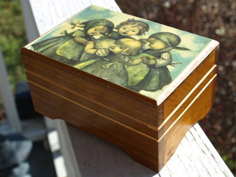 Vintage Hummel Music Box Swiss Lara's Theme Etsy