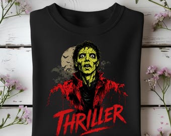 Michael Jackson | Thriller Era Zombie Horror Pop Art Graphic Tee