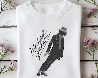 Michael Jackson | Anti-Gravity Lean Silhouette Graphic Tee, Iconic Music Legend Signature Shirt, Stylish Fan Apparel