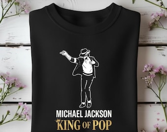 Michael Jackson | King of Pop Graphic Sweatshirt, Iconic Dance Pose Est. 1958 Apparel, Retro Music Legend Gift, Unisex Design