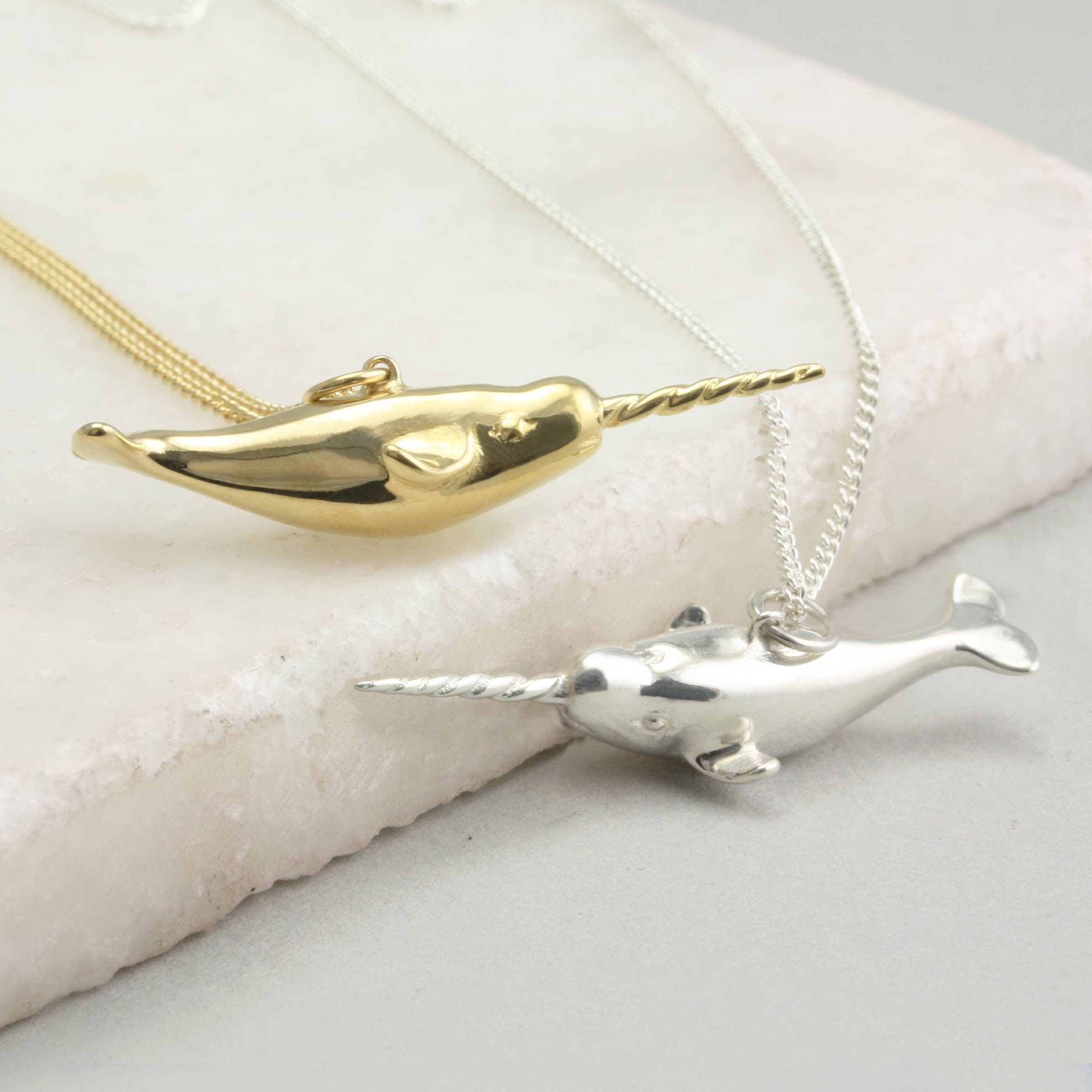 Narwhal Pendant Necklace Silver Narwhal Jewelry Whale Necklace Unicorn Horn Necklace Narwhale Necklace Magical Necklace Gift for Her Etsy