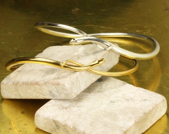 Bracelet serpent fait main : bijoux serpent en argent sterling ou en or