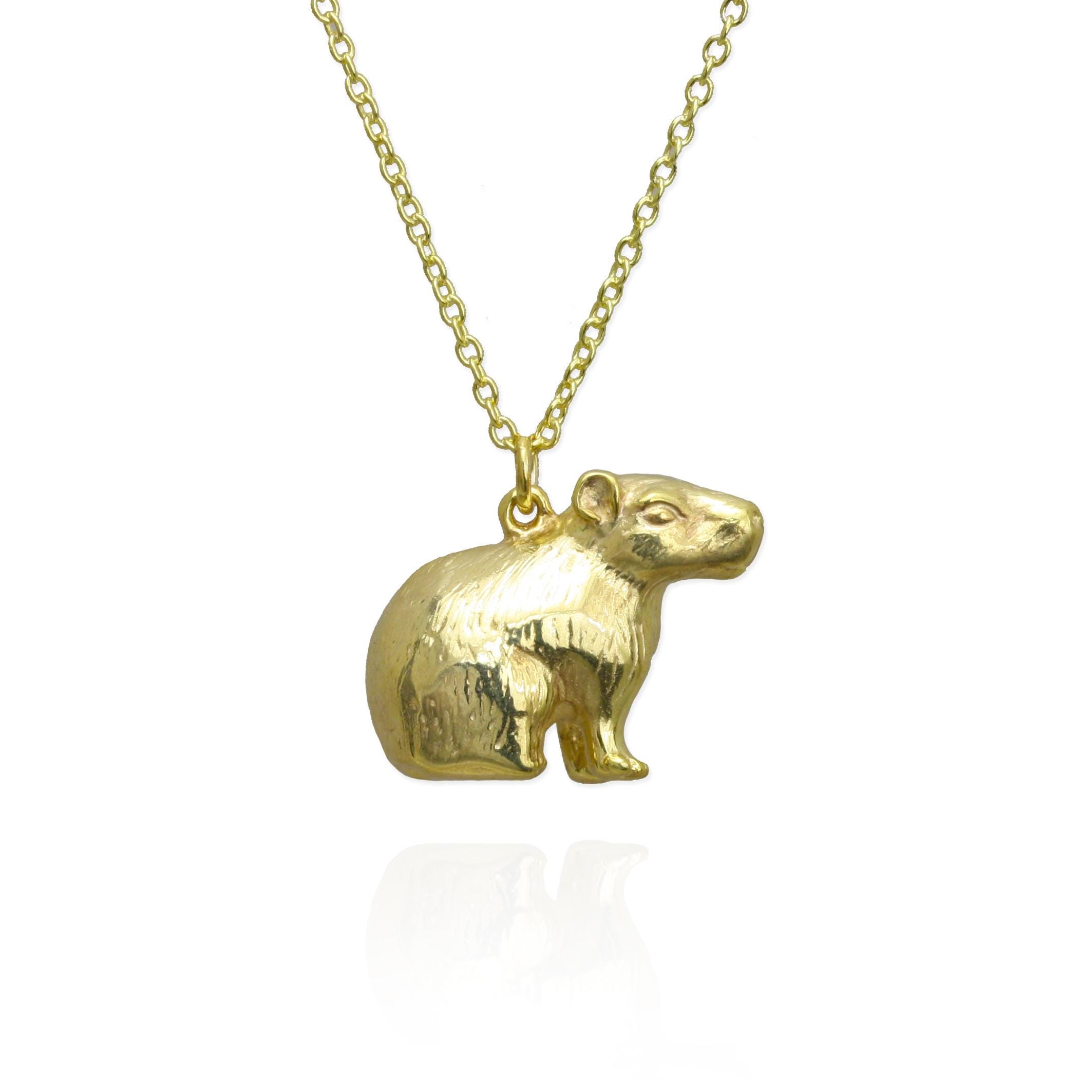 Ketting met Hartvormige Capybara Hanger - Ki Centrum