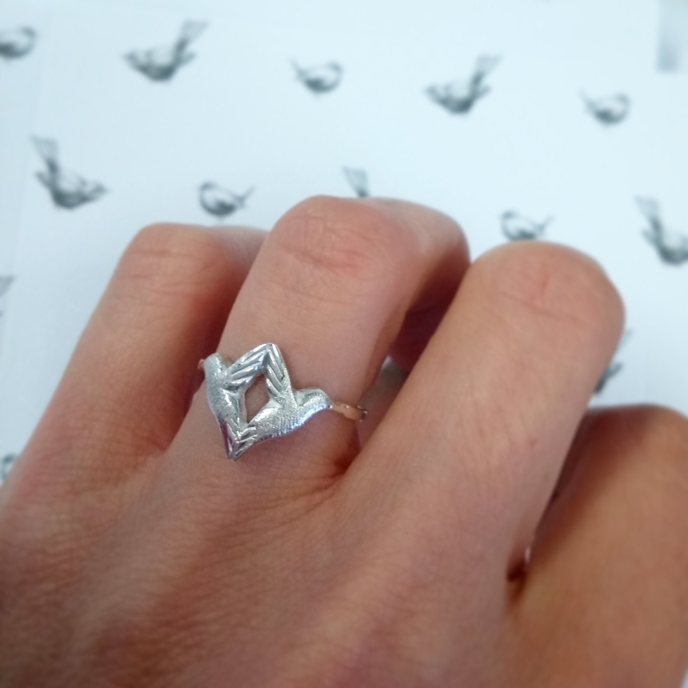 CDE Hummingbird Ring S925 Sterling Silver Rings for Morocco | Ubuy