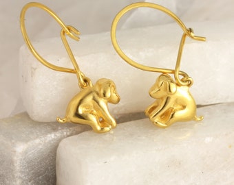 Dog Earrings, Dog Lover Earrings, Drop Earrings, Earrings with Dogs