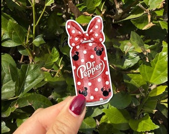 Retro Cartoon Soda Vinyl Sticker, Cute Magic Soda Can Decal, Waterproof Magic Kingdom Soda Sticker, Cartoon Character Vinyl Decal