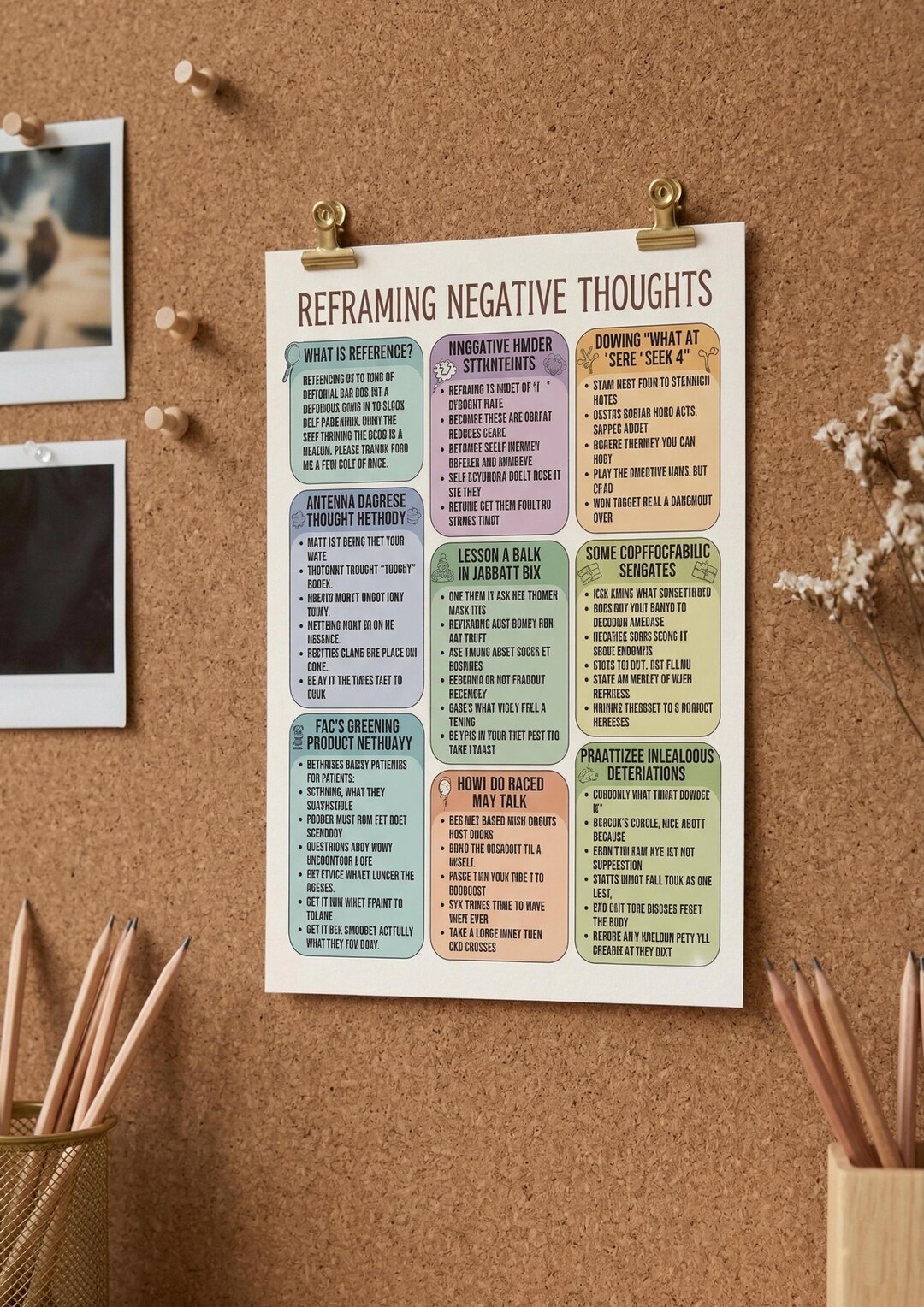CBT Core Beliefs Cheatsheet, Cognitive Therapy Guide, Mental Health ...