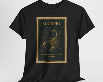 Scorpio Zodiac T-Shirt | Retro Astrology Graphic Tee