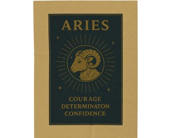 Aries Zodiac Astrology Blanket | Cozy Celestial Throw | Aries Gift | Fire Sign Home Decor