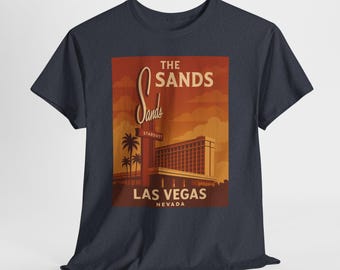 Vintage Sands Las Vegas T-Shirt, Retro Casino Tee
