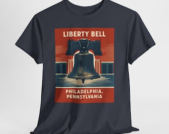 Liberty Bell Vintage Retro Philadelphia Travel Shirt