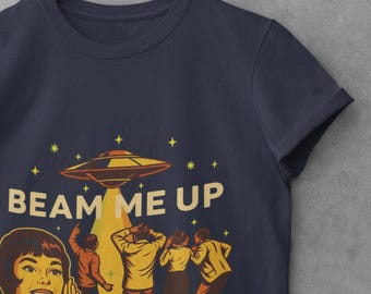 Beam Me Up This Place Sucks T-Shirt | Sci-Fi Quote Tee