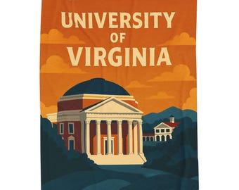 University of Virginia Plush Blanket: Retro Cavaliers Throw