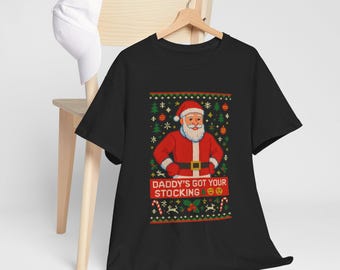 Daddy Santa Ugly Christmas T-Shirt, Gay Holiday Tee