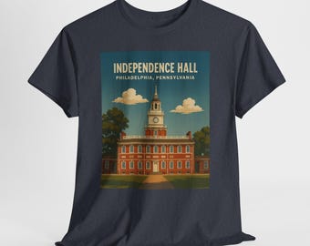 Independence Hall Graphic T-shirt, American History Tee