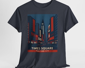 Times Square Vintage Retro New York City Travel Shirt