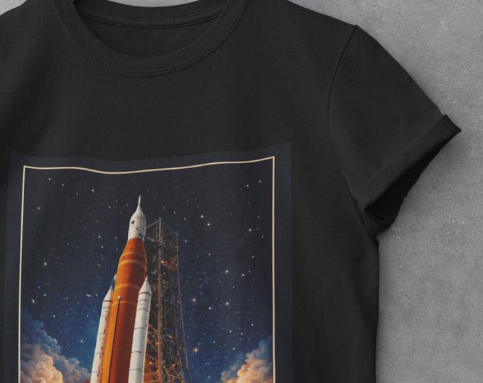 Featured listing image: Artemis II Launch Date T-Shirt | NASA Mission Tee