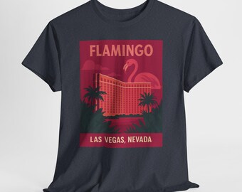 Vintage Flamingo Las Vegas T-Shirt, Retro Resort Tee