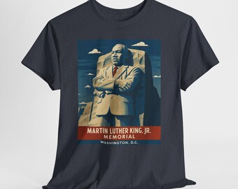 Martin Luther King Jr Memorial Vintage Retro Washington DC Travel Shirt