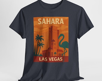 Vintage Sahara Las Vegas T-Shirt, Retro Casino Tee