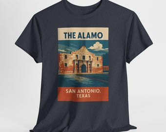 The Alamo Vintage Retro San Antonio Texas Travel Shirt