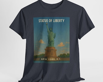 Statue of Liberty Unisex Tee - Patriotic NYC Souvenir