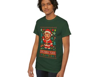 Cub Santa 'Ugly' Christmas Tee: LGBTQ Holiday Shirt
