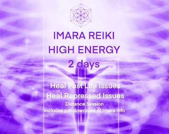 IMARA REIKI Hoge intensiteit 2 dagen Genees problemen uit vorige levens Genees onderdrukte problemen Afstandssessie Inclusief genezingsvergunning pdf download