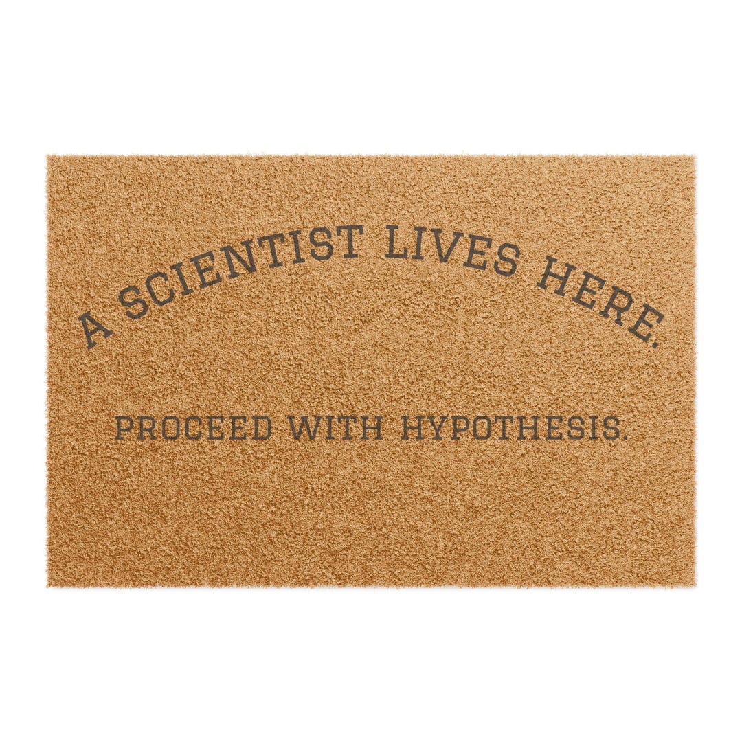Funny Science Welcome Mat | Geek Gift, Lab Decor, Nerdy Doormat - Etsy