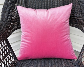 Blush Rose Pink Velvet Pillow Cover Luxury Decor Match to Brissac Jewel Choose Size