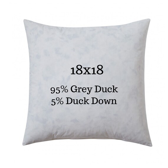Feather Pillow Inserts To Go With Your Pillow Order Custom Etsy