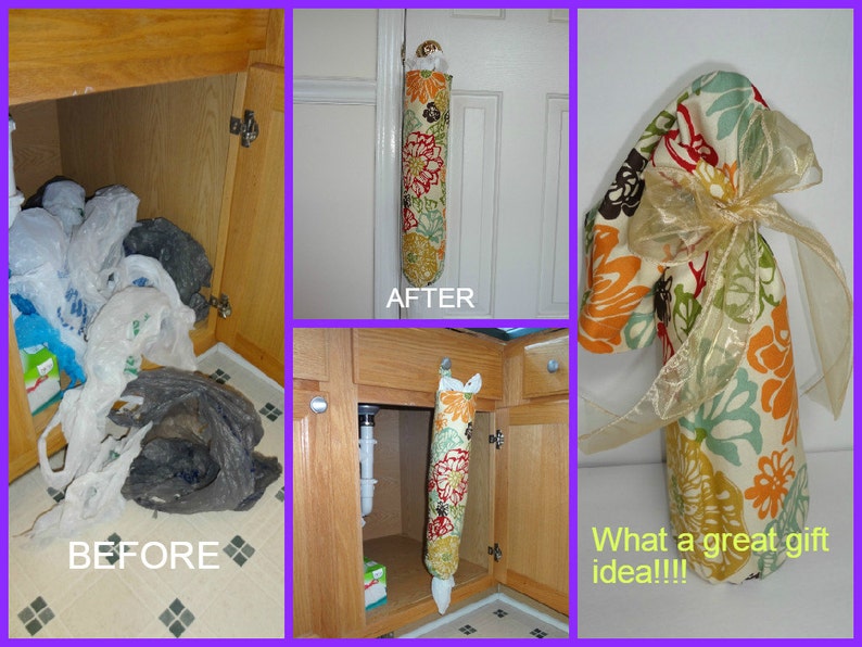 Plastic Bag Holder Grocery Bag Storage Kitchen Bag Storage Etsy